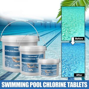 Piscina efervescente comprimidos melhorar a qualidade da água esclarecimento remover odor multifuncional comprimidos de limpeza instantânea